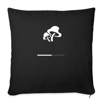 Psilocybin Operating System Upgrade - Housse de coussin décorative 45 x 45 cm - noir - Devant
