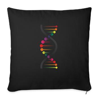Gay Pride - Sofakissenbezug 45 x 45 cm - Schwarz - Vorne