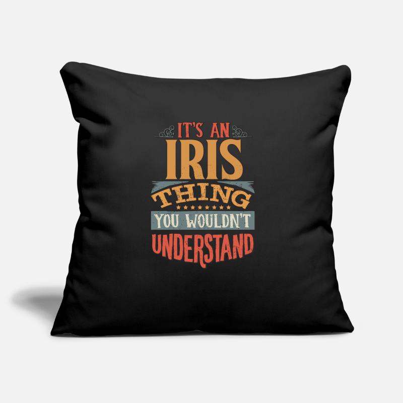 C’est une chose d’iris que vous ne comprendriez pas - Iris Housse de coussin décorative 45 x 45 cm