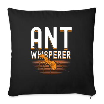 Ant Insect Gift Nature Vermin Bug Ant - Sofa pillowcase 17,3'' x 17,3'' (45 x 45 cm) - black - Front
