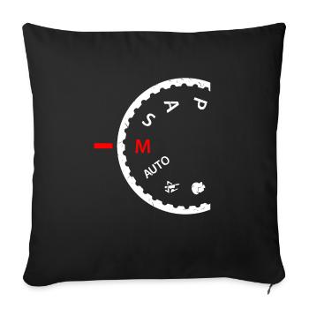 Photographe Photographie Appareil photo Photographe Cadeau - Housse de coussin décorative 45 x 45 cm - noir - Devant