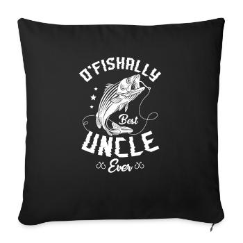 Uncle Design for a Uncles - Sofa pillowcase 17,3'' x 17,3'' (45 x 45 cm) - black - Front