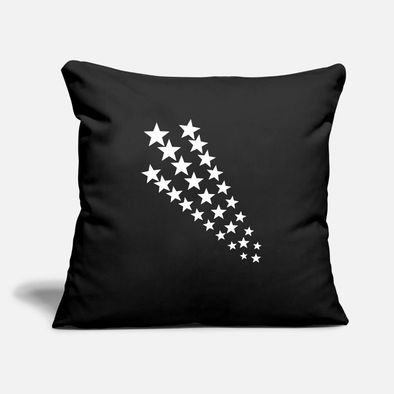 Starry tail in white Sofa pillowcase 17,3'' x 17,3'' (45 x 45 cm)