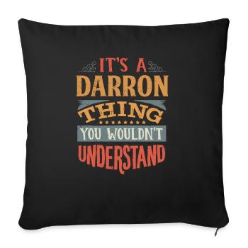 C’est une chose darron que vous ne comprendriez pas - - Housse de coussin décorative 45 x 45 cm - noir - Devant