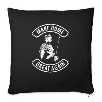 Julius Caesar Rome Italy Roman Empire - Sofa pillowcase 17,3'' x 17,3'' (45 x 45 cm) - black - Front
