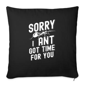 Ant Insect Gift Nature Vermin Bug Ant - Sofa pillowcase 17,3'' x 17,3'' (45 x 45 cm) - black - Front