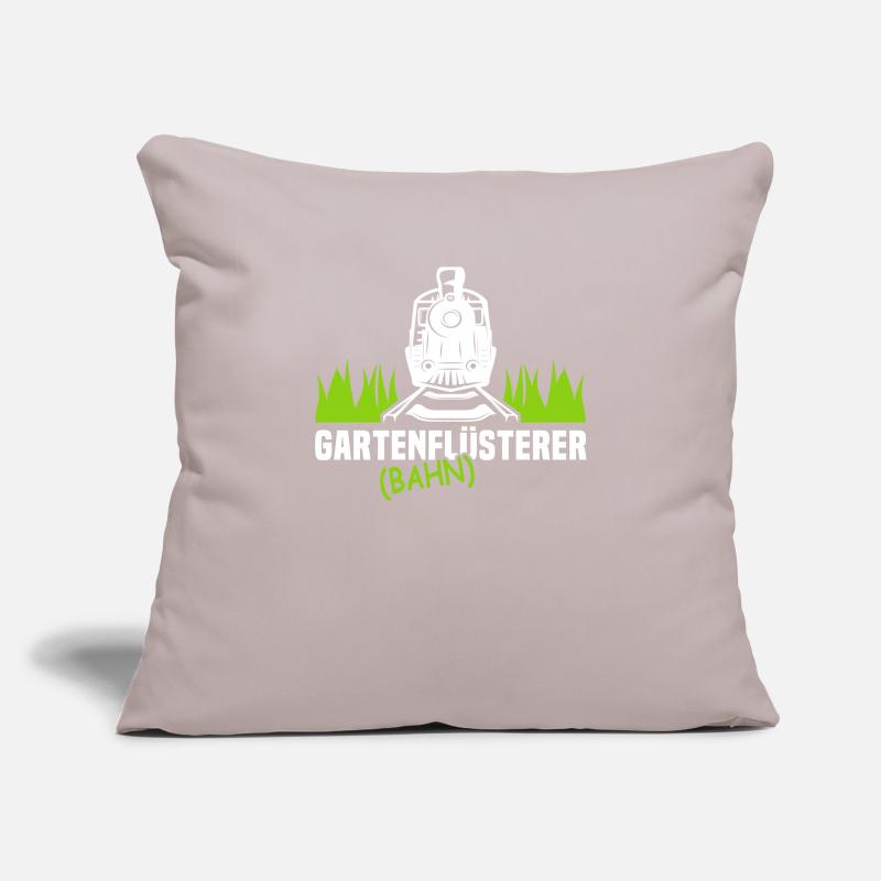 Gartenbahn Flüsterer Eisenbahn Garten Gartenbahner Sofakissenbezug 45 x 45 cm