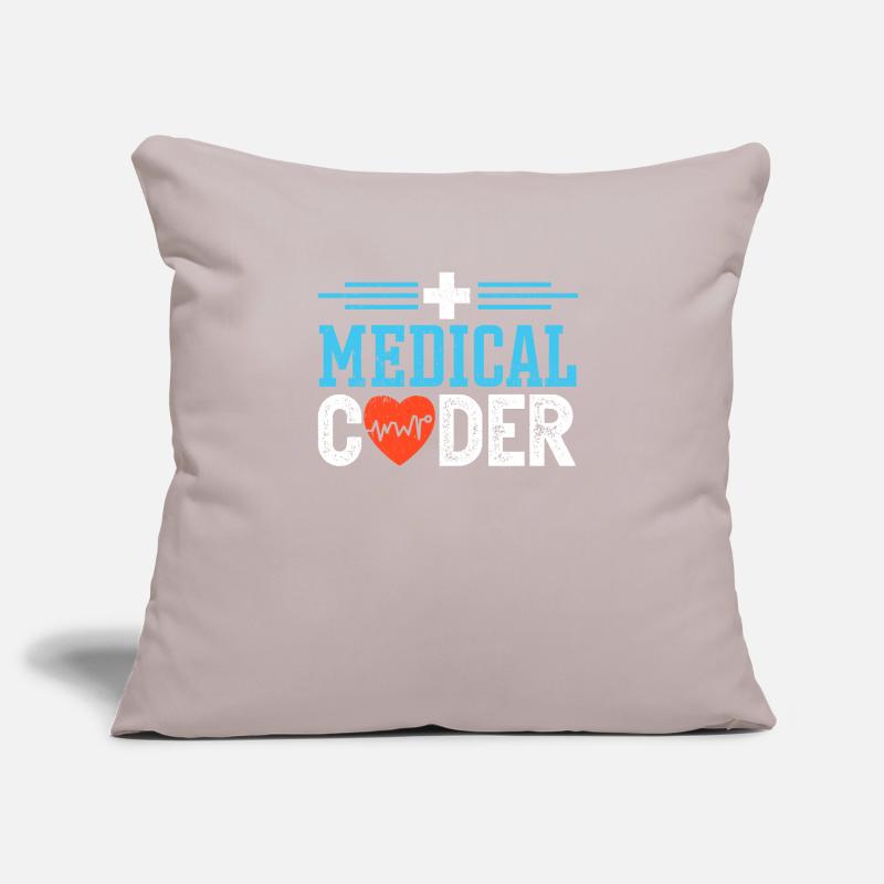 ICD Medical Coding Medical Coder Sofa pillowcase 17,3'' x 17,3'' (45 x 45 cm)