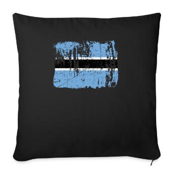 Botswana - Sofakissenbezug 45 x 45 cm - Schwarz - Vorne