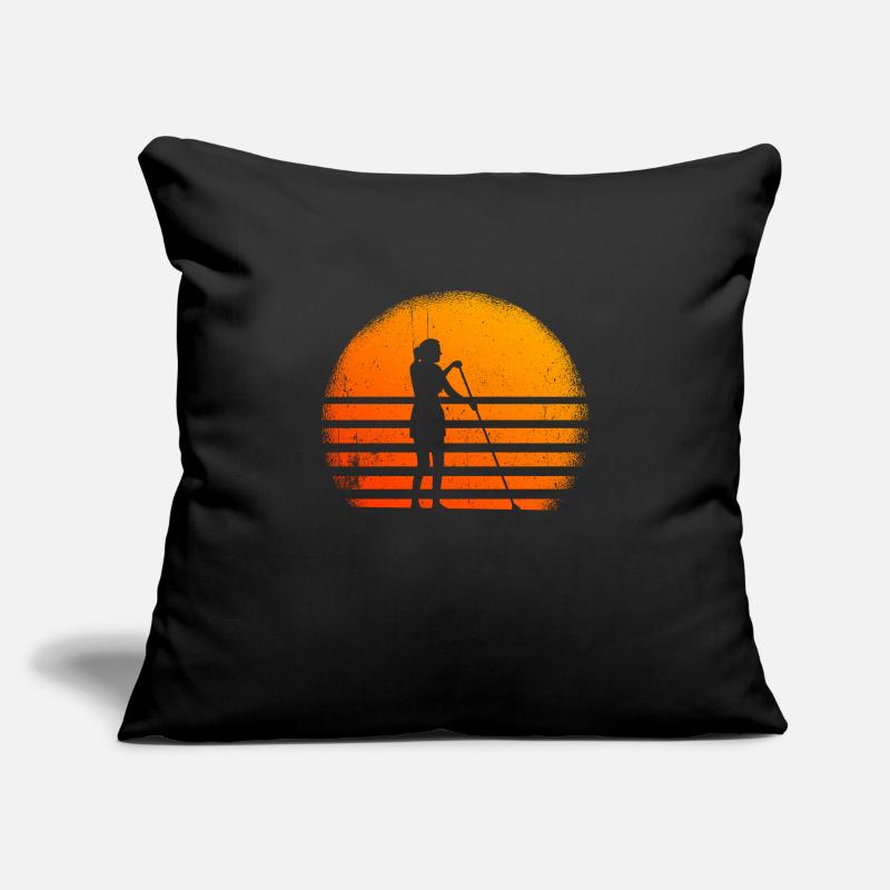 Paddleboarding Sunset Paddleboarder Sofa pillowcase 17,3'' x 17,3'' (45 x 45 cm)
