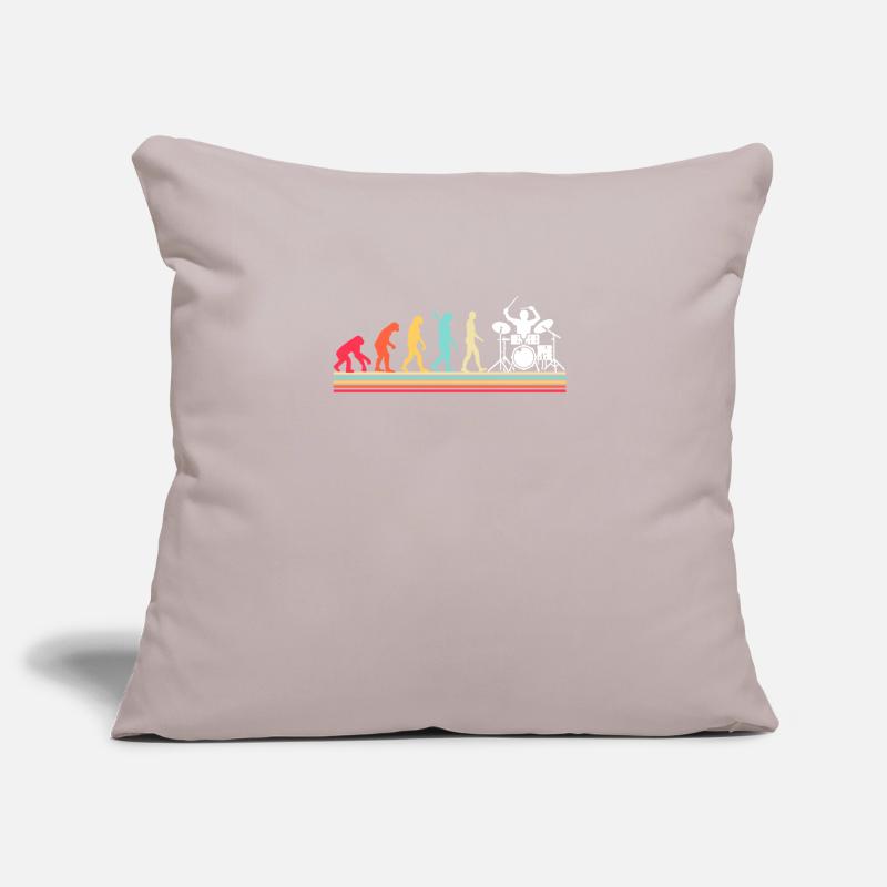 Drummer Evolution Drums Sofa pillowcase 17,3'' x 17,3'' (45 x 45 cm)