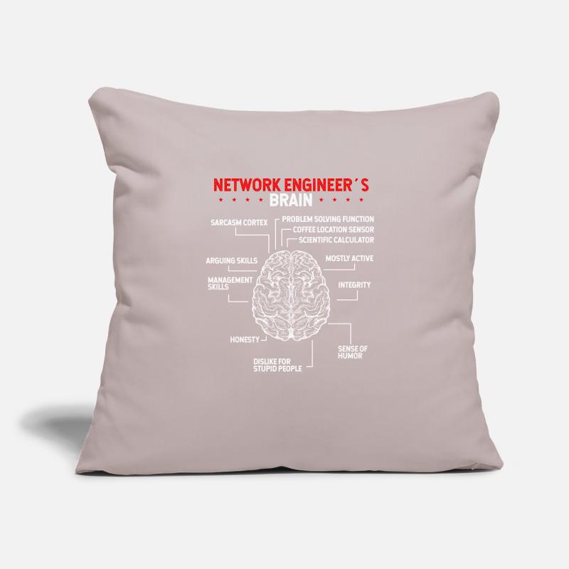 Network Engineering Brain Server Network Engineer Sofa pillowcase 17,3'' x 17,3'' (45 x 45 cm)