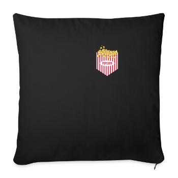 Chest Bag Popcorn Gift - Sofa pillowcase 17,3'' x 17,3'' (45 x 45 cm) - black - Front