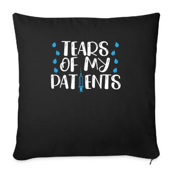 Tears Of My Patients Doctor Physician Medical - Sofa pillowcase 17,3'' x 17,3'' (45 x 45 cm) - black - Front