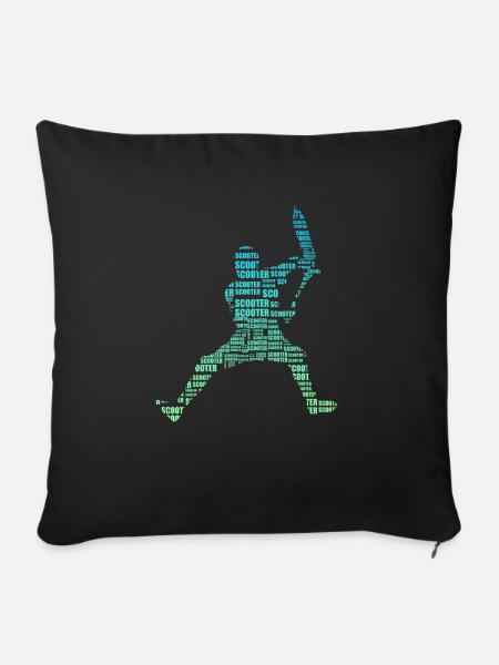 Freestyle Scooter - Sofakissenbezug 45 x 45 cm - Schwarz