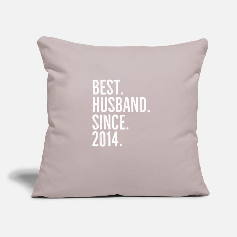 Bester Ehemann seit 2014 Sofakissenbezug 45 x 45 cm