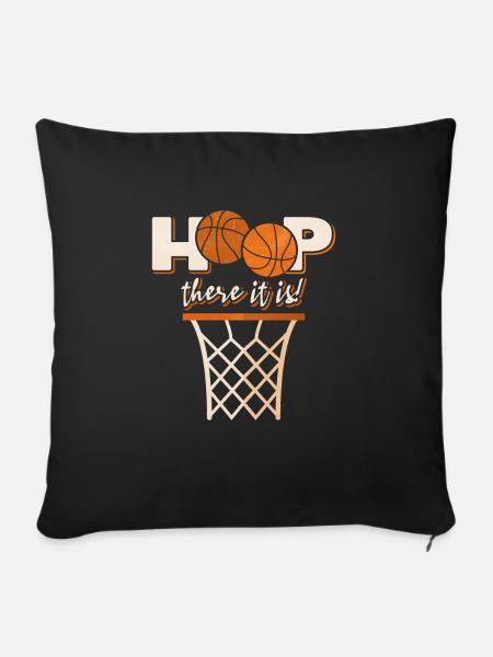 Basketballkorb - Sofakissenbezug 45 x 45 cm - Schwarz