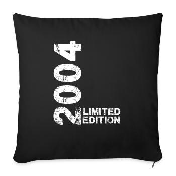 Limited Edition 2004 - Sofakissenbezug 45 x 45 cm - Schwarz - Vorne