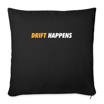 Drift Tuner Tuning Mécanicien Voiture Tournevis de voiture - Housse de coussin décorative 45 x 45 cm - noir - Devant