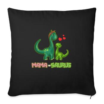 Mother’s Day - Sofa pillowcase 17,3'' x 17,3'' (45 x 45 cm) - black - Front