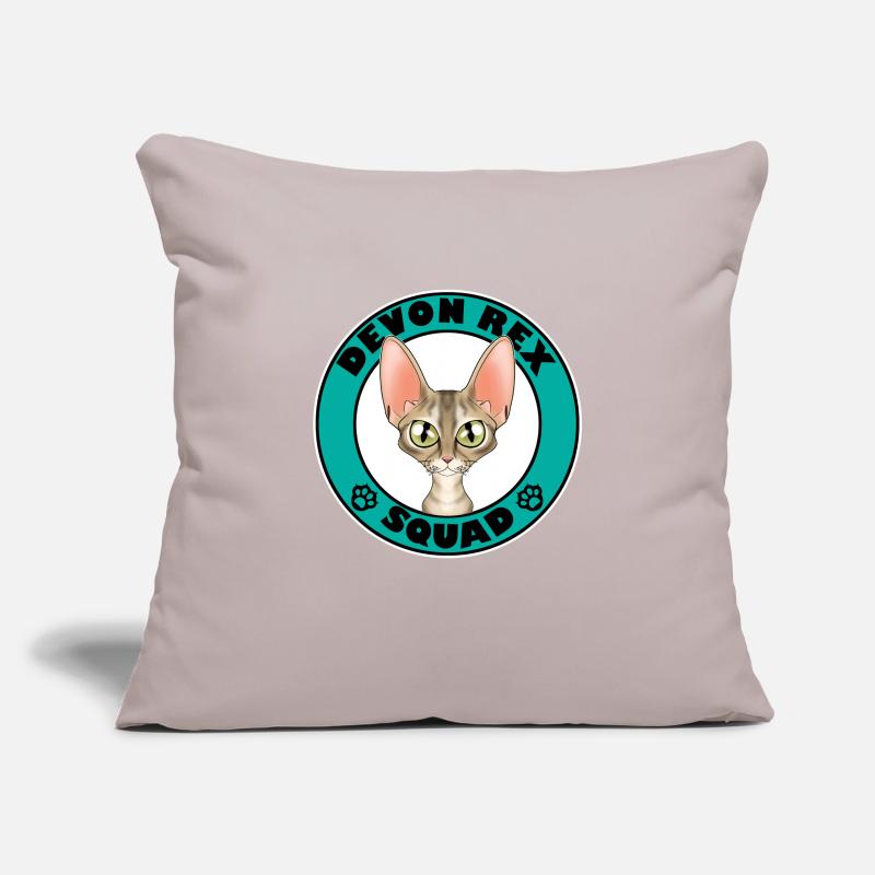 Devon Rex Squad I Cat Lover I Devon Rex Cat Sofakissenbezug 45 x 45 cm