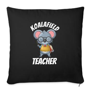Koala - Sofa pillowcase 17,3'' x 17,3'' (45 x 45 cm) - black - Front