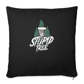 Disc Golf Disc Golfing Bag Disc Golf Frisbees - - Sofa pillowcase 17,3'' x 17,3'' (45 x 45 cm) - black - Front