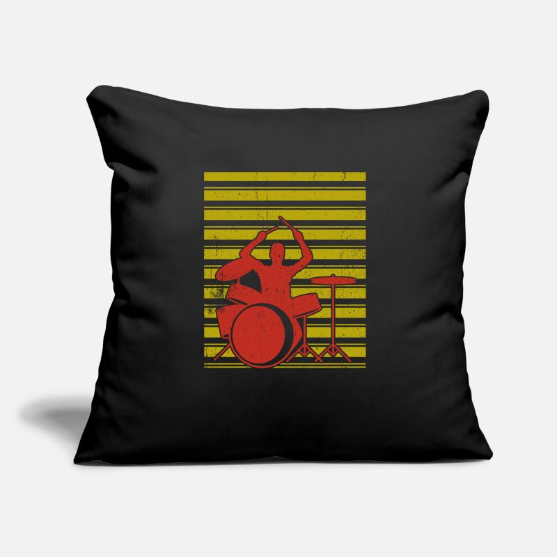 Drummer Drums Sofa pillowcase 17,3'' x 17,3'' (45 x 45 cm)