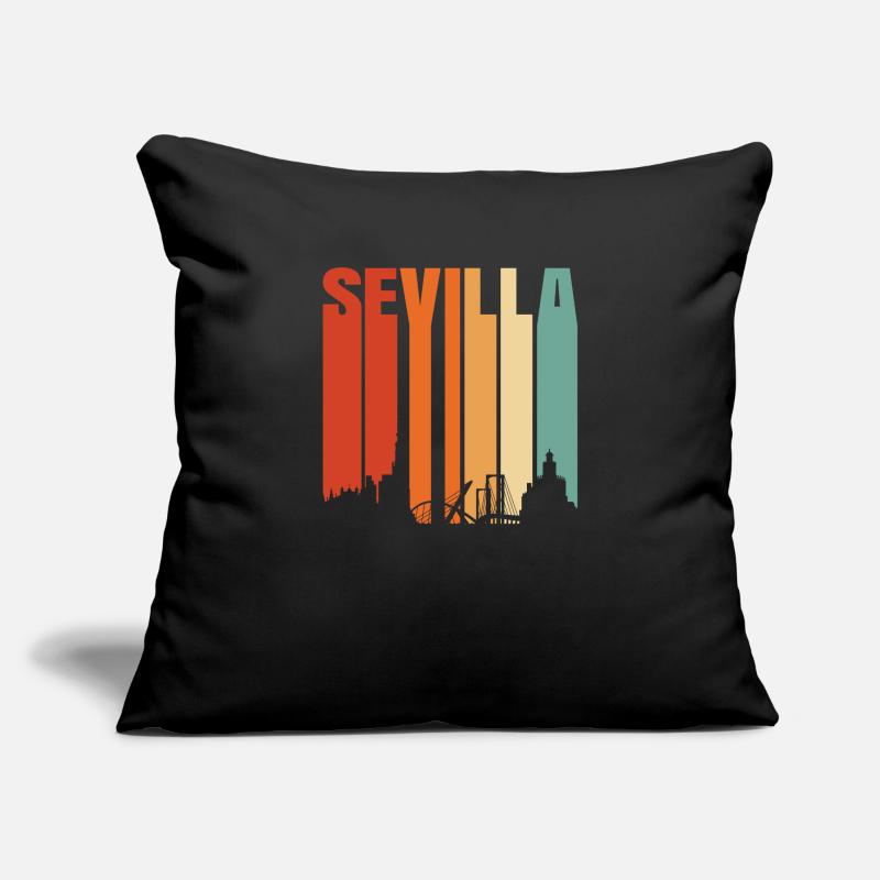 Spanische Städte Sevilla Geschenk Sofakissenbezug 45 x 45 cm