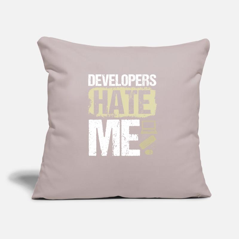 Testeur de code d’assurance qualité Ingénierie QA Housse de coussin décorative 45 x 45 cm