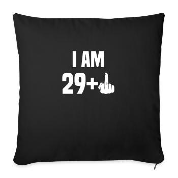 30th Birthday Gift 30 years old Gift idea - Sofa pillowcase 17,3'' x 17,3'' (45 x 45 cm) - black - Front