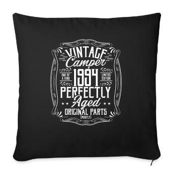 1994 Birthday Idea Camper Scout Camping 1994 - Sofa pillowcase 17,3'' x 17,3'' (45 x 45 cm) - black - Front