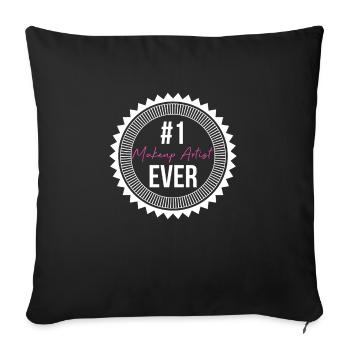 1 Makeup Artist Ever Shirt Gift - Sofa pillowcase 17,3'' x 17,3'' (45 x 45 cm) - black - Front