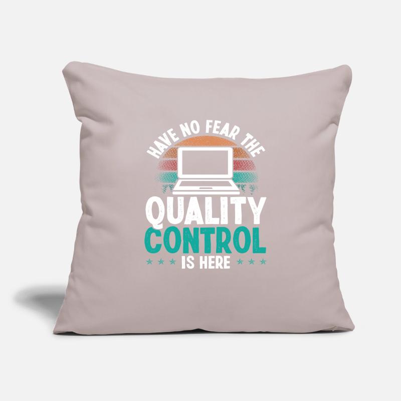 Test logiciel Vintage Code d’assurance qualité Housse de coussin décorative 45 x 45 cm