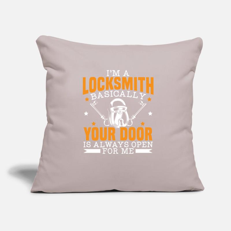 I'm A Locksmith Locksmithing Lock Picking Keyhole Sofa pillowcase 17,3'' x 17,3'' (45 x 45 cm)