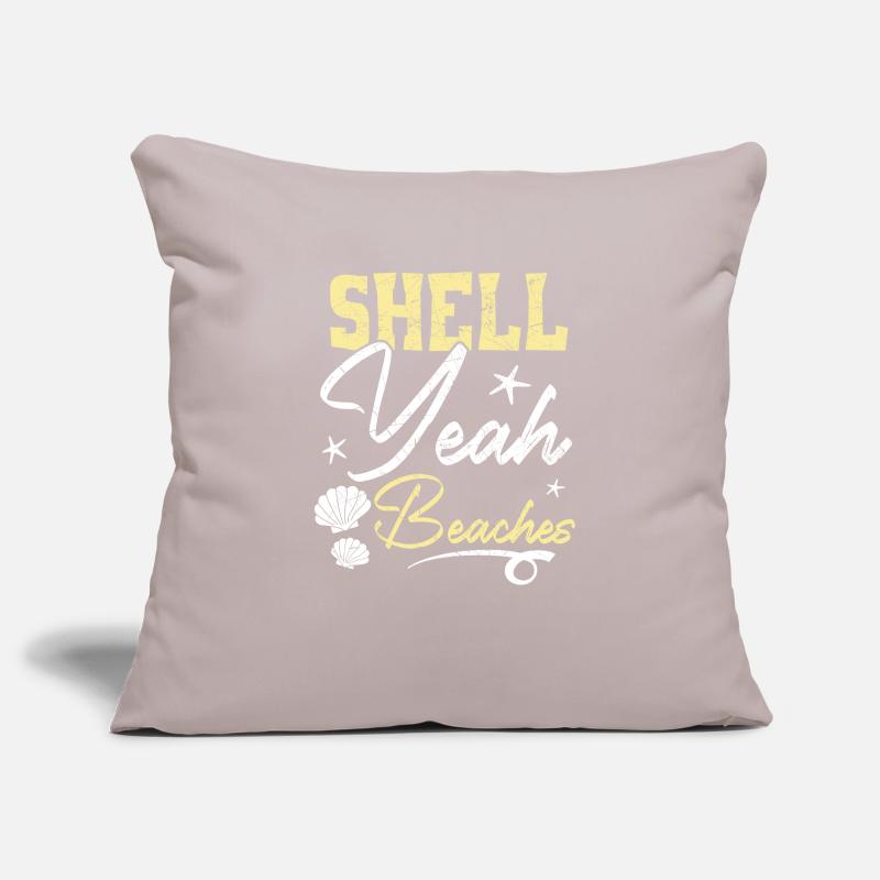 Shell Yeah Beaches Beachcombing Beachcomber Sofa pillowcase 17,3'' x 17,3'' (45 x 45 cm)