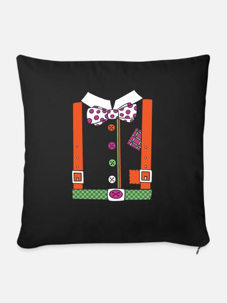 Stolzer Clown Zirkus Geburtstagsfeier Comedy Clown - Sofakissenbezug 45 x 45 cm - Schwarz