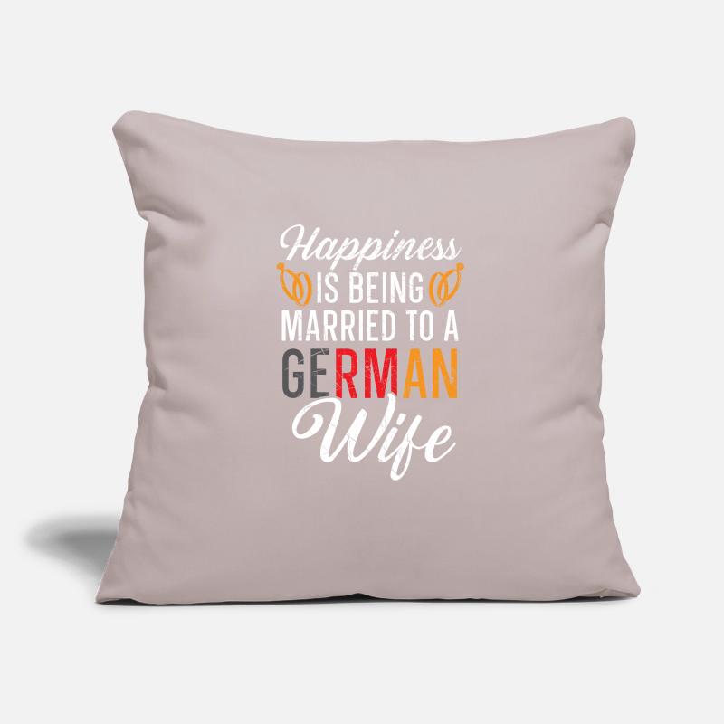 Mit einem deutschen Ehemann verheiratet sein Ehefrau Deutschland Sofakissenbezug 45 x 45 cm