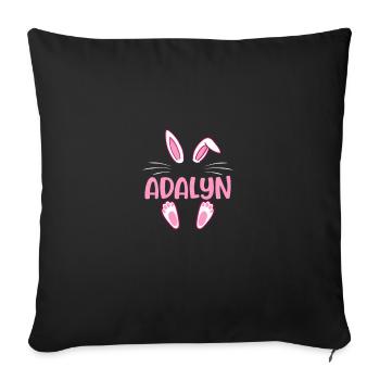 ADALYN Easter - Sofa pillowcase 17,3'' x 17,3'' (45 x 45 cm) - black - Front