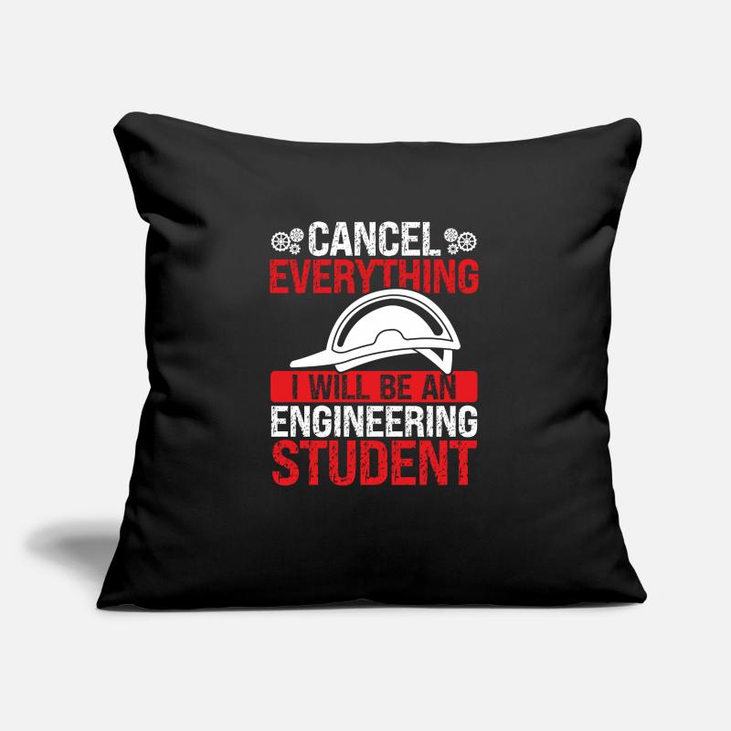 Funny Engineering Student Engineering School Sofa pillowcase 17,3'' x 17,3'' (45 x 45 cm)