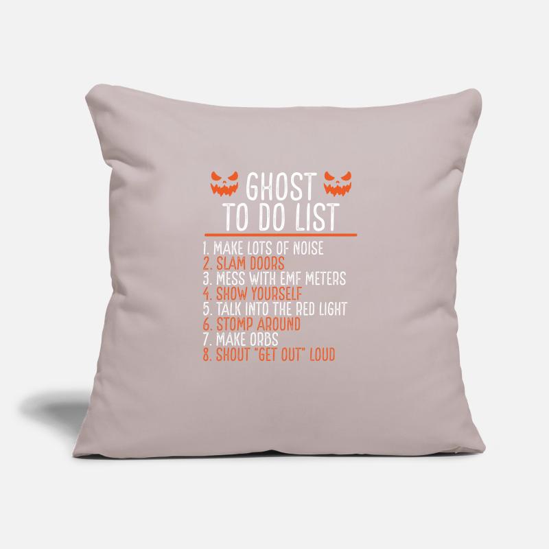 Ghost Hunting Funny Ghost Hunter Essentials Sofa pillowcase 17,3'' x 17,3'' (45 x 45 cm)
