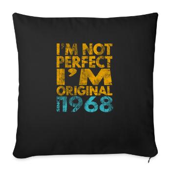 Awesome since 1968 - Sofakissenbezug 45 x 45 cm - Schwarz - Vorne