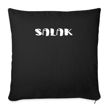 salak - Sofakissenbezug 45 x 45 cm - Schwarz - Vorne
