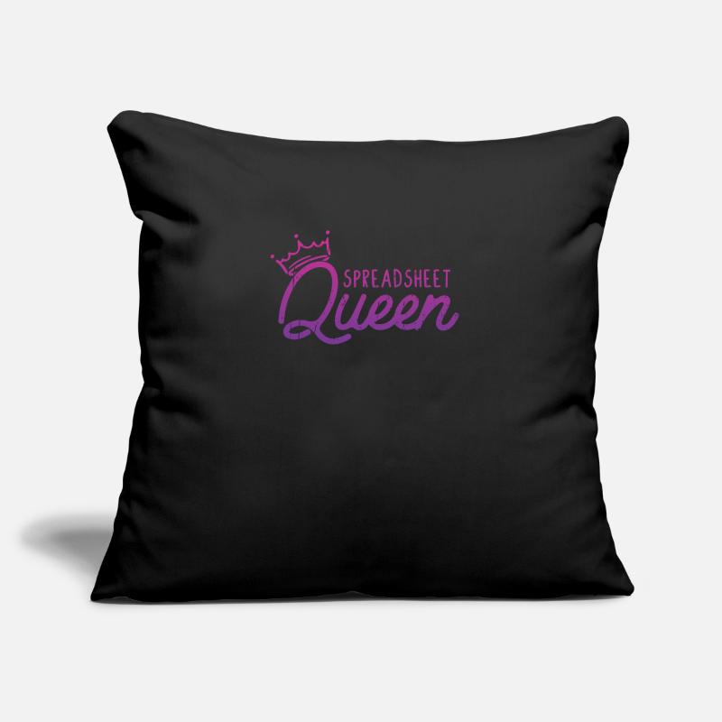 Spreadsheet Queen - data code Sofa pillowcase 17,3'' x 17,3'' (45 x 45 cm)
