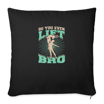 Heben Sie überhaupt Bro - Musical Theatre Ballet - Sofakissenbezug 45 x 45 cm - Schwarz - Vorne