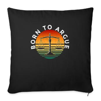 Lawyer Lawyer Legal Advice Law - Sofa pillowcase 17,3'' x 17,3'' (45 x 45 cm) - black - Front