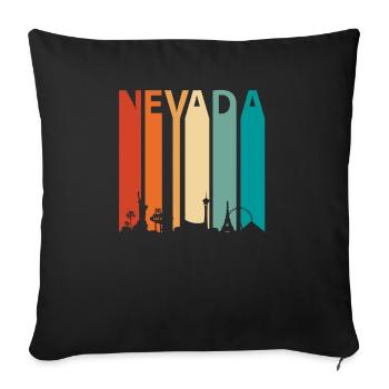 Nevada wurzel geschenk - Sofakissenbezug 45 x 45 cm - Schwarz - Vorne