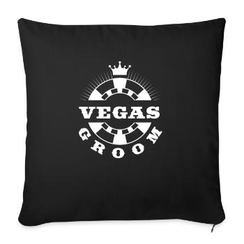 Las Vegas Groom Squad Vegas Wedding - Sofa pillowcase 17,3'' x 17,3'' (45 x 45 cm) - black - Front