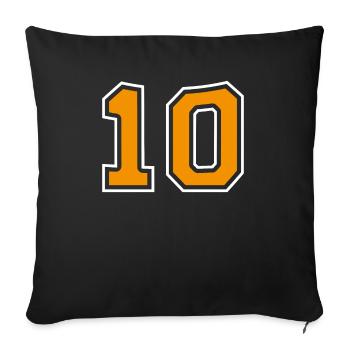 10 Oranges Design - Sofakissenbezug 45 x 45 cm - Schwarz - Vorne