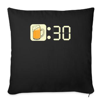 Beeraholic Beer Festival Buveur de bière - Housse de coussin décorative 45 x 45 cm - noir - Devant